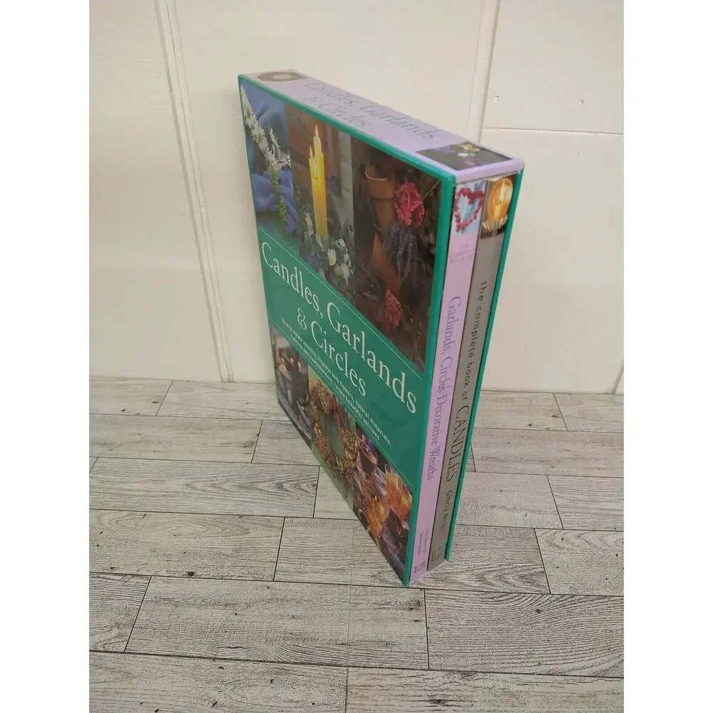 Book candles garlands
